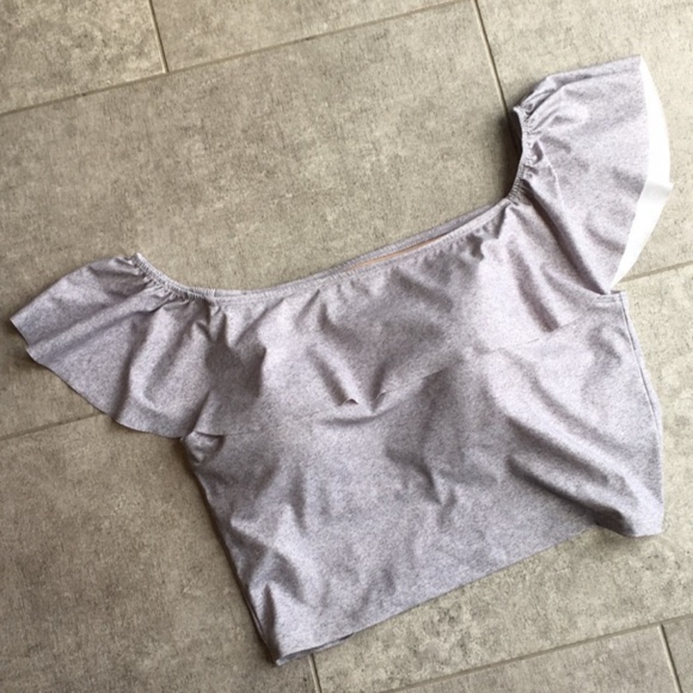 Kortni Jeane Gray Ruffle All Around Xxl